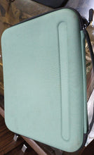 Load image into Gallery viewer, {Refurbished} ProElite Hard Shell Tablet Sleeve Case 12" to 13" for Galaxy Tab S7+/S8+/S9+/S7 FE, Apple iPad Pro 12.9, Lenovo Tab P12, Microsoft Surface Pro 4/5/6/7/8/9, with Accessories Compartment, Dark Green