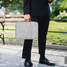 Load image into Gallery viewer, ProElite Polyster Tablet Sleeve Case Upto 13.3 inch for Samsung Galaxy Tab S9 FE+/S7/S8 Plus/S9 Plus/S7 FE 12.4", iPad Pro 12.9", MacBook Air/Pro Retina, Microsoft Surface Pro 4/5/6/7/8/9, Light Grey