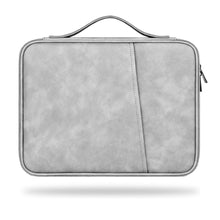 Load image into Gallery viewer, ProElite Polyster Tablet Sleeve Case Upto 13.3 inch for Samsung Galaxy Tab S9 FE+/S7/S8 Plus/S9 Plus/S7 FE 12.4", iPad Pro 12.9", MacBook Air/Pro Retina, Microsoft Surface Pro 4/5/6/7/8/9, Light Grey