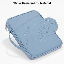 Load image into Gallery viewer, ProElite Polyster Tablet Sleeve Case Upto 11.5 inch for iPad 10.2/10.9/Pro 11/Lenovo/Galaxy Tab A9 Plus/S7/S8/S9/Realme Pad/Redmi Pad/Honor Pad X9/Mi Pad 7/Moto Tab G62/Oneplus Pad Tablet, Mist Blue