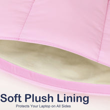 Load image into Gallery viewer, ProElite Puffy Tablet Sleeve Case Upto 13.3 inch for Samsung Galaxy Tab S10 Fe+/S9 FE+/S7+/S8 Plus/S9 Plus/S7 FE 12.4", iPad Pro 12.9", MacBook Air/Pro Retina, Microsoft Surface Pro 4/5/6/7/8/9, Pink