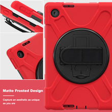 Load image into Gallery viewer, ProElite Cover for Lenovo Tab 10.1 inch 2025 Cover Case, Rugged 3 Layer Armor case Cover for Lenovo Tab 10.1 inch 2025 with Hand Grip & Rotating Kickstand with Shoulder Strap, Red