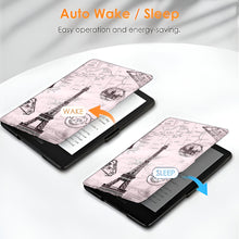 Load image into Gallery viewer, ProElite Cover Case for Kindle Paperwhite 12th Gen 7 inch Case, Slim Smart Flip case Cover for Amazon Kindle Paperwhite 12th Generation 7 inch 2024, Eiffel