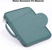 Load image into Gallery viewer, ProElite Polyster Tablet Sleeve Case Upto 11.5 inch for iPad 10.2/10.9/Pro 11/Lenovo/Galaxy Tab A9 Plus/S7/S8/S9/Realme Pad/Redmi Pad/Honor Pad X9/Mi Pad 7/Moto Tab G62/Oneplus Pad Tablet, Tea Blue