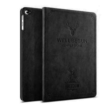 Load image into Gallery viewer, ProElite Deer Flip case Cover for Samsung Galaxy Tab A 10.1" T510/T515 (Black)