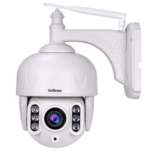Load image into Gallery viewer, Srihome SH028 PTZ 5X Optical Zoom Wireless WiFi 3MP Ultra HD 1296P Security Camera CCTV