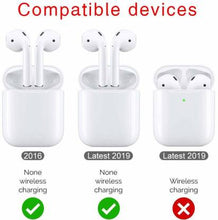 Load image into Gallery viewer, ProElite Owl Case Protective Cover Sleeve for Apple AirPods 2 & 1 - Silicone Airpod Accessories with Keychain (Black)