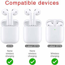 Load image into Gallery viewer, ProElite Speaker Case Cover for Apple AirPods 2 & 1 - Silicone Airpod Accessories with Keychain (Red)