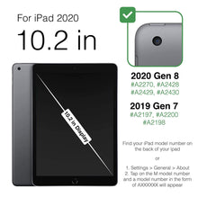Load image into Gallery viewer, ZUGU CASE Muse Protective Case/Cover Designed for Apple ipad 7th/8th/9th Gen (2021) 10.2 inch Magnetic Stand - Black