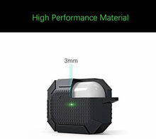 Load image into Gallery viewer, ProElite Flip Cover for Apple AirPods Pro - Silicone Airpod Accessories with Keychain (Black, Sound Amplifying Case, Silicon)