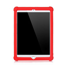 Load image into Gallery viewer, ProElite Soft Silicon Back case Cover with Stand for Apple iPad 9.7" 5th/6th Gen Air 1 Air 2 Pro 9.7, Red
