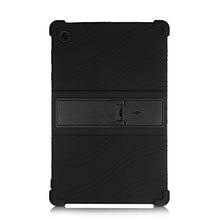 Load image into Gallery viewer, ProElite Soft Silicon Back case Cover with Stand for Samsung Galaxy Tab A8 10.5" SM-X200/ SM-X205/ SM-X207, Black