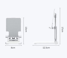 Load image into Gallery viewer, ProElite Portablet Foldable Tablet Stand Holder for Apple iPad, iPhones, Galaxy Tab, Xiaomi Pad, Redmi Pad, Oneplus Pad,Lenovo Tab, Kindle Upto 12.9 inch, White