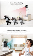 Load image into Gallery viewer, Srihome SH020 Pan/Tilt Wireless WiFi 3MP Ultra HD 1296p IP Security Camera CCTV with Auto Tracking