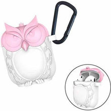 Load image into Gallery viewer, ProElite Flip Cover for Apple AirPods 2 & 1 - Silicone Airpod Accessories with Keychain (Pink, White, Sound Amplifying Case, Silicon)