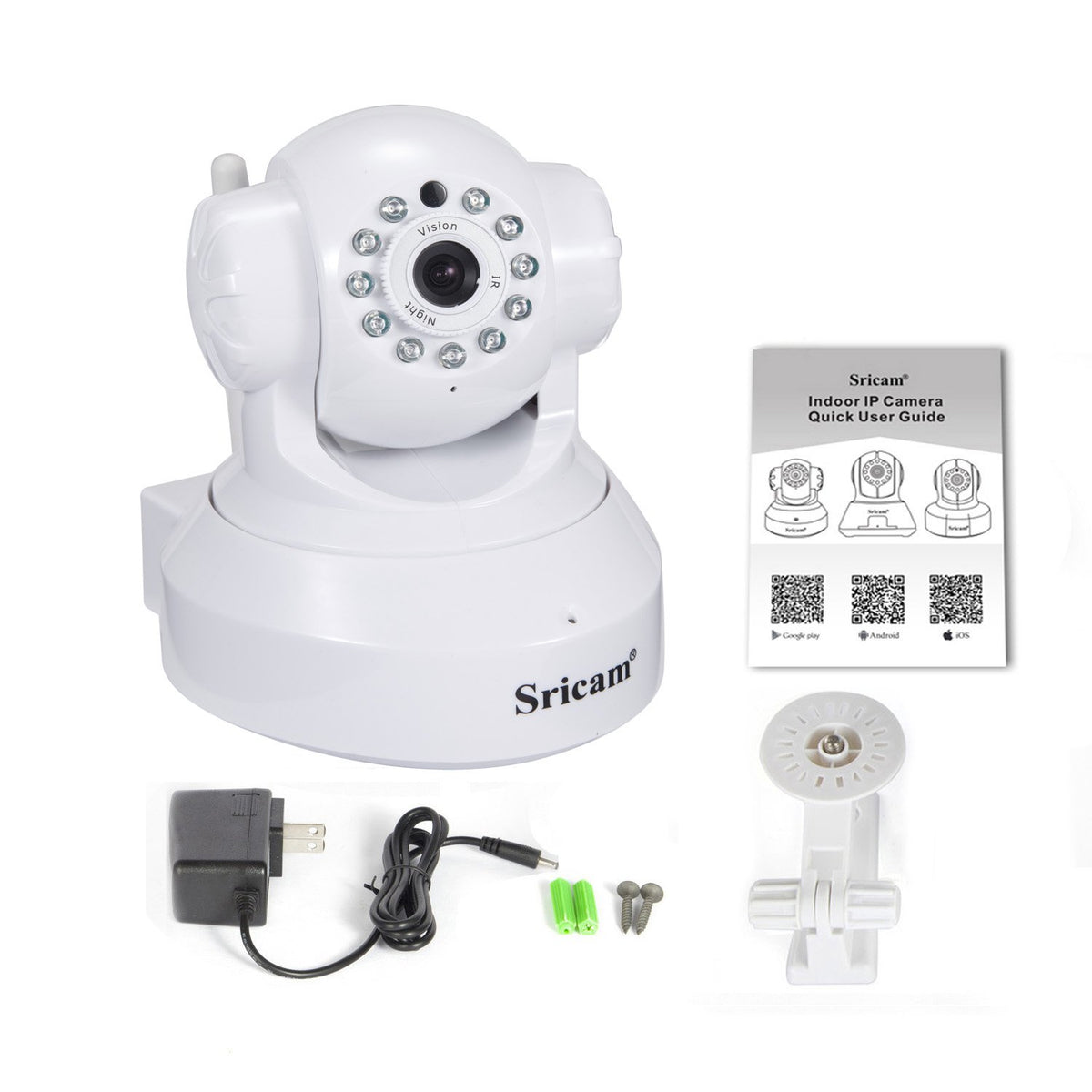 Surveillance Camera Sricam Sp018 Manual Ip Wifi Sricam Ip Sricam Sp007 Ip  Camera Wifi Surveillance System - Main Image