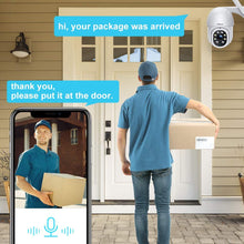 Load image into Gallery viewer, Srihome SP028 Pan/Tilt Wireless WiFi 2MP Full HD 1080p Waterproof Security Camera CCTV with Auto Tracking & 2 Way Audio