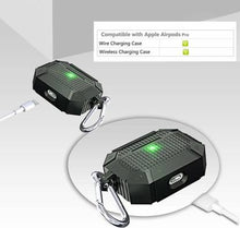 Load image into Gallery viewer, ProElite Flip Cover for Apple AirPods Pro - Silicone Airpod Accessories with Keychain (Black, Sound Amplifying Case, Silicon)