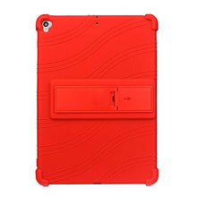 Load image into Gallery viewer, ProElite Soft Silicon Back case Cover with Stand for Apple iPad 10.2" 9th Gen (2021) / 8th Gen / 7th Gen, Red