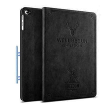 Load image into Gallery viewer, ProElite Deer Flip case Cover for Samsung Galaxy Tab S6 Lite 10.4 Inch SM-P610/P615 (Supports S Pen Magnetic Attachment) , Black