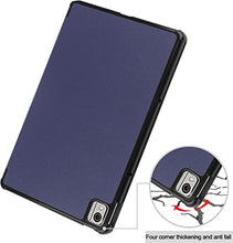 Load image into Gallery viewer, ProElite Smart Trifold Flip case Cover for Nokia Tab T21 10.4 inch Tablet, Dark Blue
