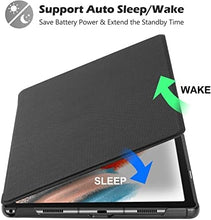 Load image into Gallery viewer, ProElite Smart Multi Angle Case Cover for Samsung Galaxy Tab A8 10.5 inch SM-X200/ SM-X205/ SM-X207, Black