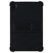 Load image into Gallery viewer, ProElite Soft Silicon Back case Cover with Stand for Xiaomi Mi Pad 5 11 Inch, Black