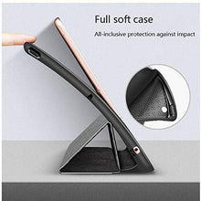 Load image into Gallery viewer, ProElite PU Smart Flip Case Cover for Apple iPad Air 3 10.5" with Pencil Holder, Grey