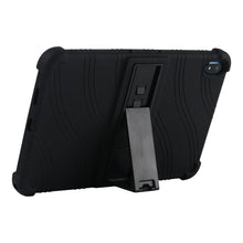 Load image into Gallery viewer, ProElite Soft Silicon Back case Cover with Stand for Lenovo M10 Plus/ K10 FHD 10.3", Black