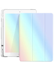 Load image into Gallery viewer, ProElite Smart Flip Case Cover for Apple iPad Pro 11 inch 4th/3rd Gen 2022/2021, Transparent Soft Back with Pencil Holder, Colorful