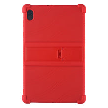 Load image into Gallery viewer, ProElite Soft Silicon Back case Cover with Stand for Lenovo M10 Plus/ K10 FHD 10.3", Red