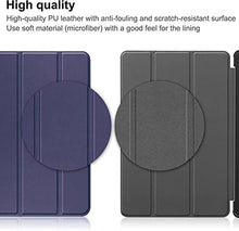 Load image into Gallery viewer, ProElite Smart Trifold Flip case Cover for Nokia Tab T21 10.4 inch Tablet, Dark Blue