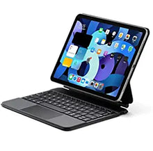 Load image into Gallery viewer, ProElite Magnetic Bluetooth Keyboard case for Apple iPad Air 11 inch M3/M2 2025/2024/Pro 11" 2022/2021/2020/2018 4th/3rd Gen & iPad Air 5th/4th Gen 10.9", Floating Cantilever Design, Black