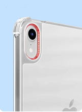 Load image into Gallery viewer, ProElite Smart Flip Case Cover for Apple iPad 10th Generation 10.9 inch 2022, Clear Soft Edge & Transparent Frosted Back with Pencil Holder, Black