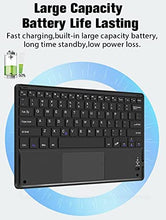Load image into Gallery viewer, ProElite Detachable Wireless Bluetooth Touchpad Keyboard flip case Cover for Lenovo Tab M10 FHD Plus 10.3" X606V /TB-X606/TB-X606X Tablet (Black)