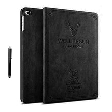 Load image into Gallery viewer, ProElite Deer Flip case Cover for Lenovo Tab M10 HD 2nd Gen TB-X306X / Smart Tab M10 HD 2nd Gen TB-X306F with Stylus Pen, Black
