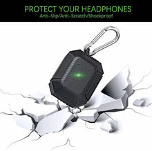 Load image into Gallery viewer, ProElite Flip Cover for Apple AirPods Pro - Silicone Airpod Accessories with Keychain (Black, Sound Amplifying Case, Silicon)