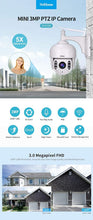 Load image into Gallery viewer, Srihome SH028 PTZ 5X Optical Zoom Wireless WiFi 3MP Ultra HD 1296P Security Camera CCTV