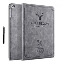 Load image into Gallery viewer, ProElite Deer Flip case Cover for Lenovo Tab M10 HD 2nd Gen TB-X306X / Smart Tab M10 HD 2nd Gen TB-X306F with Stylus Pen, Grey