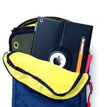 Load image into Gallery viewer, ProElite Smart Case for Apple ipad 7th/8th/9th Gen 2021 10.2", 360 Degree Rotating Stand Leather Protective Cover, with Pencil Holder, Navy