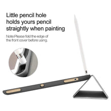 Load image into Gallery viewer, ProElite PU Smart Flip Case Cover for Apple iPad Air 3 10.5" with Pencil Holder, Grey