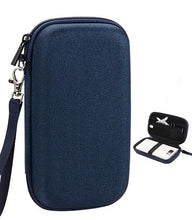Load image into Gallery viewer, ProElite Shockproof Power Bank case Hard Drive Case for 2.5-inch Western Digital, Seagate, Toshiba, Electronic Organizer Case for Gadget Hard Disk, Earphone, Waterproof, Navy