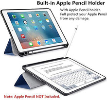 Load image into Gallery viewer, ProElite Smart PU Flip Case Cover for Apple ipad 7th/8th/9th Gen (2021) 10.2 inch with Pencil Holder, Black