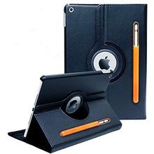 Load image into Gallery viewer, ProElite Smart Case for Apple ipad 7th/8th/9th Gen 2021 10.2", 360 Degree Rotating Stand Leather Protective Cover, with Pencil Holder, Navy