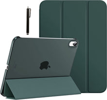 Load image into Gallery viewer, ProElite Cover for Apple iPad (A16) 11th/10th Generation (2025/2022) Cover Case, Transparent Smart case for iPad 11th/10th Gen 2025/2022 (Supports Auto Sleep Wake) with Stylus Pen, Dark Green