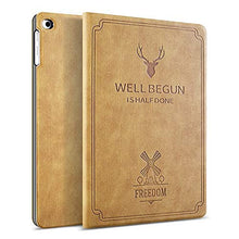 Load image into Gallery viewer, ProElite Deer Flip case Cover for Samsung Galaxy Tab A 8 inch SM-T290/SM-T295 , Camel