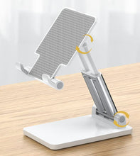 Load image into Gallery viewer, ProElite Portablet Foldable Tablet Stand Holder for Apple iPad, iPhones, Galaxy Tab, Xiaomi Pad, Redmi Pad, Oneplus Pad,Lenovo Tab, Kindle Upto 12.9 inch, White