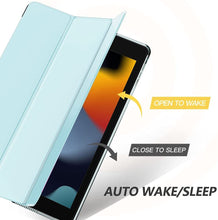 Load image into Gallery viewer, ProElite Smart Flip Case Cover for Apple iPad 10.2" 9th Gen (2021) / 8th Gen / 7th Gen with Stylus Pen, Light Blue