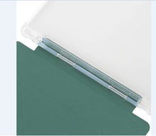 Load image into Gallery viewer, ProElite Smart Flip Case Cover for Apple iPad 10th Generation 10.9 inch 2022, Transparent Soft Back with Pencil Holder, Black