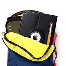 Load image into Gallery viewer, ProElite Smart Case for Apple ipad 7th/8th/9th Gen (2021) 10.2 inch , 360 Degree Rotating Stand Leather Protective Cover, (Black) with Pencil Holder